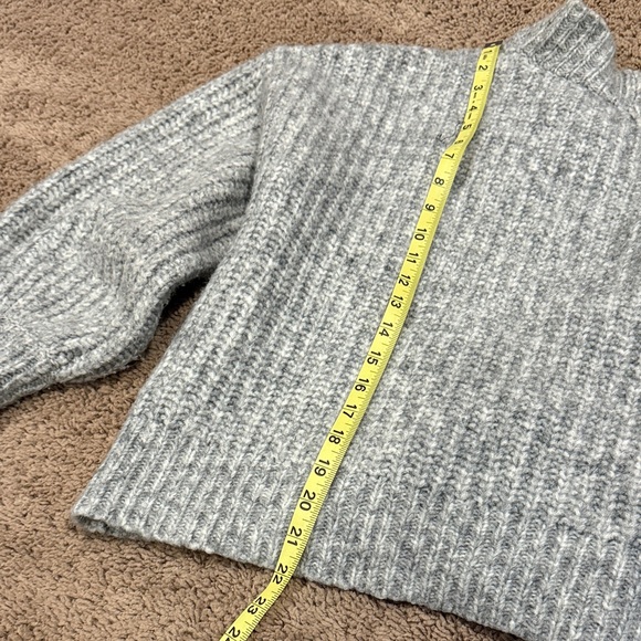 Madewell Chunky Knit Cardigan - Gray - Picture 5 of 5